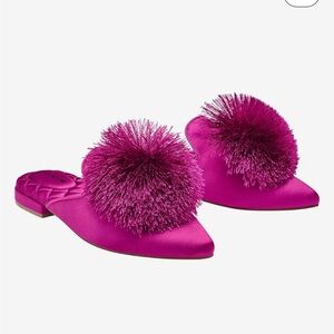 Birdies Dove Satin Mule Size 9